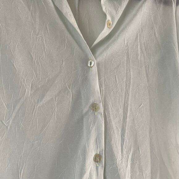 Vintage Celina Green Sheer Short Sleeve Top - Picture 5 of 6